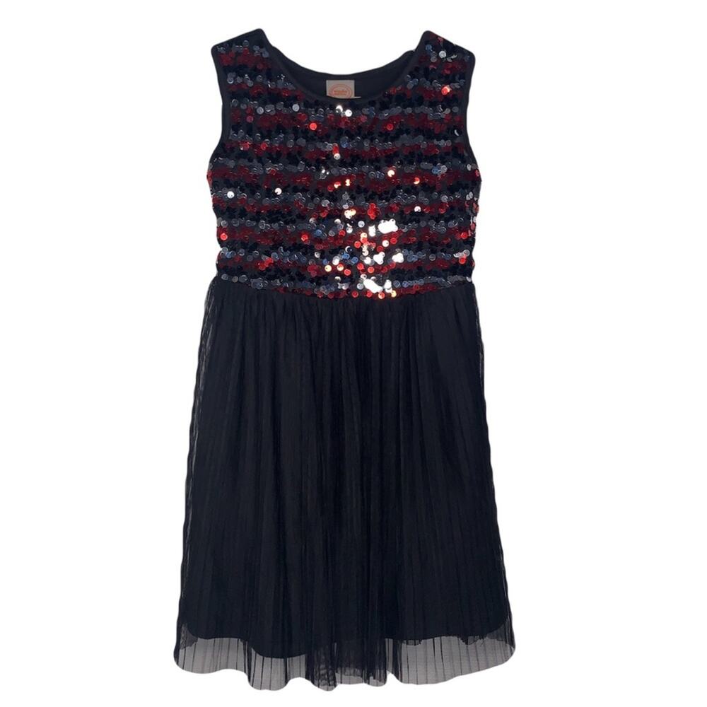 Wonder Nation Sequin Holiday Dress 6/6X